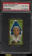 Heinie Wagner Baseball Cards 1911 T205 Gold Border Prices