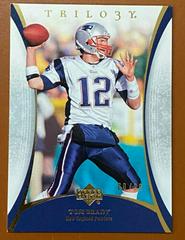 Tom Brady [Gold] #57 Football Cards 2007 Upper Deck Trilogy Prices
