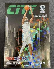Mikal Bridges [Hyper Green] #7 Basketball Cards 2023 Panini Hoops City Edition Prices