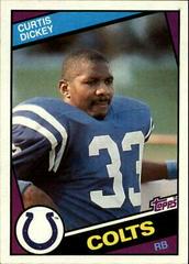 Curtis Dickey Football Cards 1984 Topps Prices
