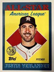 Justin Verlander [Blue] Baseball Cards 2023 Topps 1988 All Star Prices
