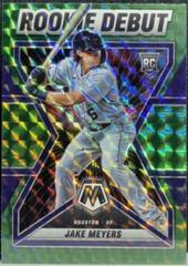 Jake Meyers [Green] #RD-13 Baseball Cards 2022 Panini Mosaic Rookie Debut Prices