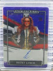 Becky Lynch [Purple] Wrestling Cards 2022 Panini Impeccable WWE Stainless Stars Autographs Prices
