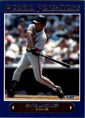 Chito Martinez #18 Baseball Cards 1992 Fleer Rookie Sensations Prices