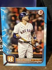 Carlos Correa [Blue] #3 Baseball Cards 2022 Bowman Prices