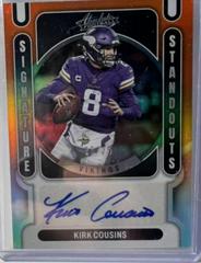 Kirk Cousins #SS-KC Football Cards 2022 Panini Absolute Signature Standouts Prices