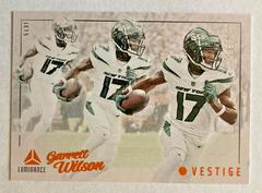 Garrett Wilson [Orange] #18 Football Cards 2023 Panini Luminance Vestige Prices