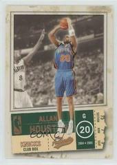 Allan Houston #2 Basketball Cards 2004 Fleer Authentix Prices