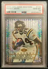 Randy Moss #106 Football Cards 2000 Collector's Edge Masters Prices