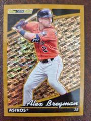 Alex Bregman [Gold] Baseball Cards 2022 Topps Update Black Gold Prices