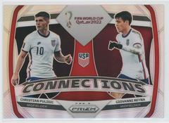 Christian Pulisic, Giovanni Reyna [Silver] #11 Soccer Cards 2022 Panini Prizm World Cup Connections Prices