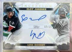 Luis Robert, Eloy Jimenez Baseball Cards 2023 Topps Inception Dual Autographs Prices