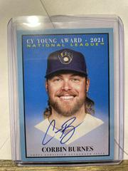 Corbin Burnes [Blue] #61TM-CB Baseball Cards 2022 Topps Archives 1961 MVP Autographs Prices