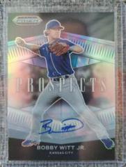 Bobby Witt Jr. [Autograph Silver Prizm] #P-BW Baseball Cards 2021 Panini Prizm Draft Picks Prospects Prices