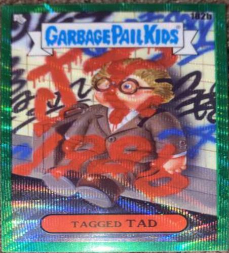 Tagged TAD [Green Wave Refractor] #182b Prices | 2022 Garbage Pail Kids ...