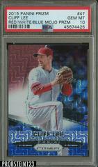 Cliff Lee [Red White Blue Mojo Prizm] #47 Baseball Cards 2015 Panini Prizm Prices