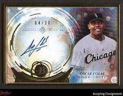 Oscar Colas [SP Variation] #TCAV-OCS Baseball Cards 2022 Bowman Transcendent Autographs Prices