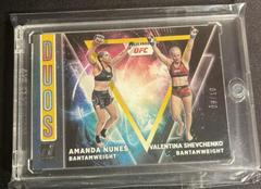 Amanda Nunes, Valentina Shevchenko [Gold] #3 Ufc Cards 2022 Panini Donruss UFC Duos Prices
