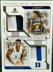Ja Morant/Zion Williamson [Prime] Basketball Cards 2021 Panini National Treasures Collegiate Prices