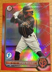 Ryan Reckley [Red] Baseball Cards 2022 Bowman Draft 1st Edition Prices