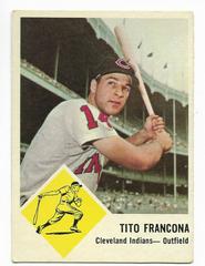 Tito Francona Baseball Cards 1963 Fleer Prices