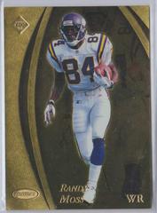 Randy Moss [50 Point Gold] #95 Football Cards 1998 Collector's Edge Masters Prices