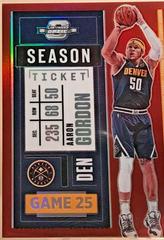 Aaron Gordon [Red] #83 Basketball Cards 2020 Panini Contenders Optic Prices