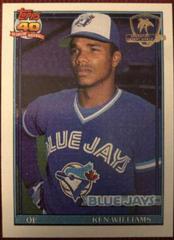 Ken Williams #274 Baseball Cards 1991 Topps Desert Shield Prices