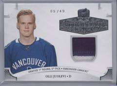 Olli Juolevi [Patch] Hockey Cards 2020 Upper Deck The Cup Rookie Class of 2021 Prices