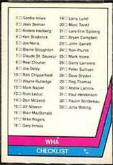 Checklist 1-66 Hockey Cards 1977 O-Pee-Chee WHA Prices
