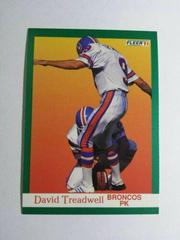 David Treadwell Football Cards 1991 Fleer Prices