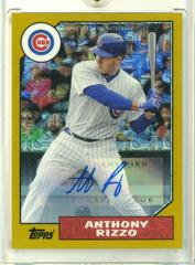 Anthony Rizzo Baseball Cards 2017 Topps 1987 Autographs Prices