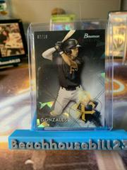 Nick Gonzales [Black Atomic Refractor] #BSP-16 Baseball Cards 2021 Bowman Sterling Prices