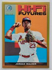 Jordan Walker [Gold Refractor] #HIFI-15 Baseball Cards 2022 Bowman Hi Fi Futures Prices