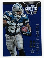 Emmitt Smith [Platinum Blue] Football Cards 2014 Panini Totally Certified Prices