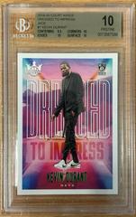 Kevin Durant [Jade] #7 Basketball Cards 2019 Panini Court Kings Dressed to Impress Prices