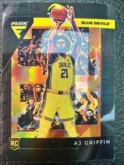 AJ Griffin [Black] #5 Basketball Cards 2022 Panini Chronicles Draft Picks Flux Prices