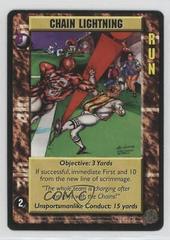 Chain Lightning Football Cards 1995 Upper Deck Gridiron Fantasy Prices