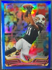 Larry Fitzgerald [Black Gloves Blue Refractor] #2 Football Cards 2013 Topps Chrome Prices