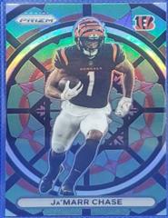 Ja'Marr Chase #SG-19 Football Cards 2022 Panini Prizm Stained Glass Prices