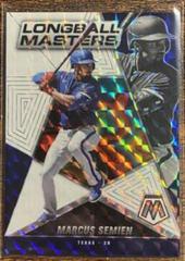 Marcus Semien [White] #LM-4 Baseball Cards 2022 Panini Mosaic Longball Masters Prices