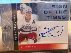 Keith Tkachuk #SOTT-KT Hockey Cards 2022 SP Authentic Sign of the Times Prices