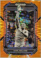 Karl Malone [Orange Pulsar] Basketball Cards 2023 Panini Prizm Draft Picks Prices