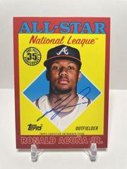 Ronald Acuna Jr. [Red] #88ASA-RA Baseball Cards 2023 Topps 1988 All Star Autographs Prices