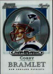 Corey Bramlet [Refractor] #14 Football Cards 2006 Bowman Sterling Prices