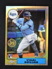 Vidal Brujan #87BC-17 Baseball Cards 2022 Topps Chrome 1987 Prices