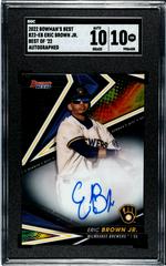 Eric Brown Jr. [Red] #B22-EB Baseball Cards 2022 Bowman's Best of Autographs Prices