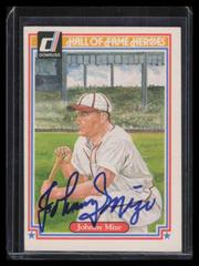 Johnny Mize #10 Baseball Cards 2013 Panini Cooperstown Heroes Buyback Autographs Prices