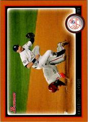 Derek Jeter [Orange] Baseball Cards 2010 Bowman Prices