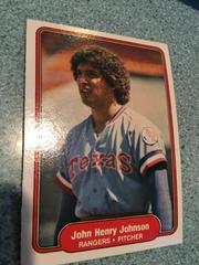 John Henry Johnson #321 Baseball Cards 1982 Fleer Prices